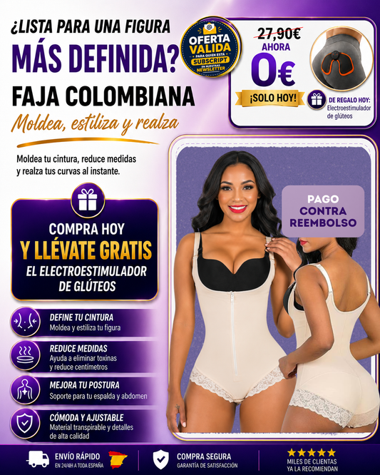 Faja Colombiana Cachetero Alta Compresión - Formora™