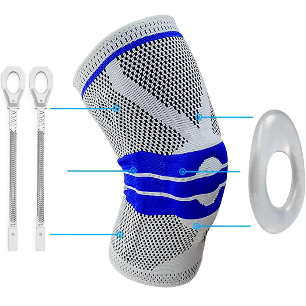 Joelheira Desportiva Respirável de Compressão 3D – Suporte, Estabilidade e Máximo Conforto